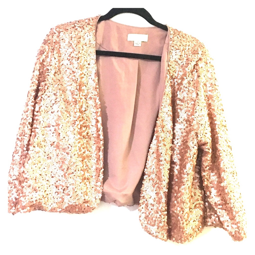 Stunning Rose Gold Sequin Bolero!